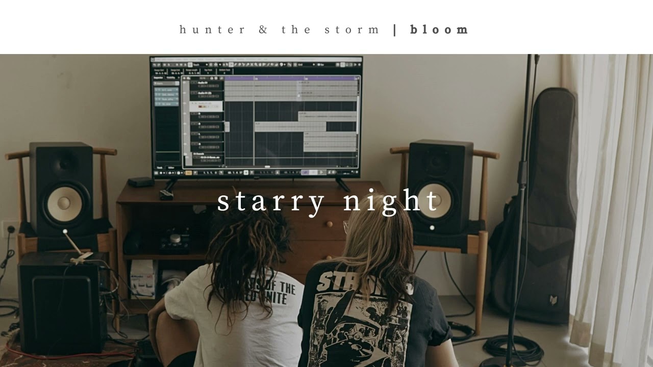 hunter \u0026 the storm - starry night (official audio)