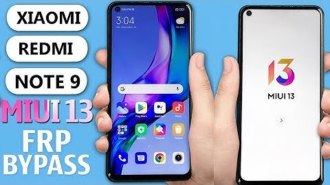 Redmi Note 9 Frp Bypass Miui 13 | Redmi Frp Bypass Miui 13 | Redmi Note 9 Google Account Bypass 2024