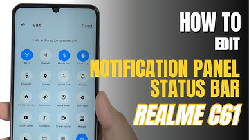 How to Edit Notification Panel Shortcuts on Realme C61
