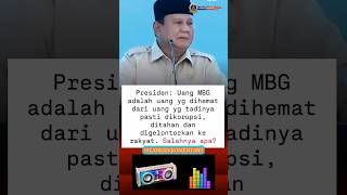 Uang Diselamatkan, Koruptor Kemana? #mbg #mayday #hariburuh #prabowo