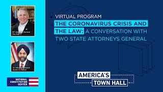 The Coronavirus & the Law: A Conversation with Two State Attorneys General