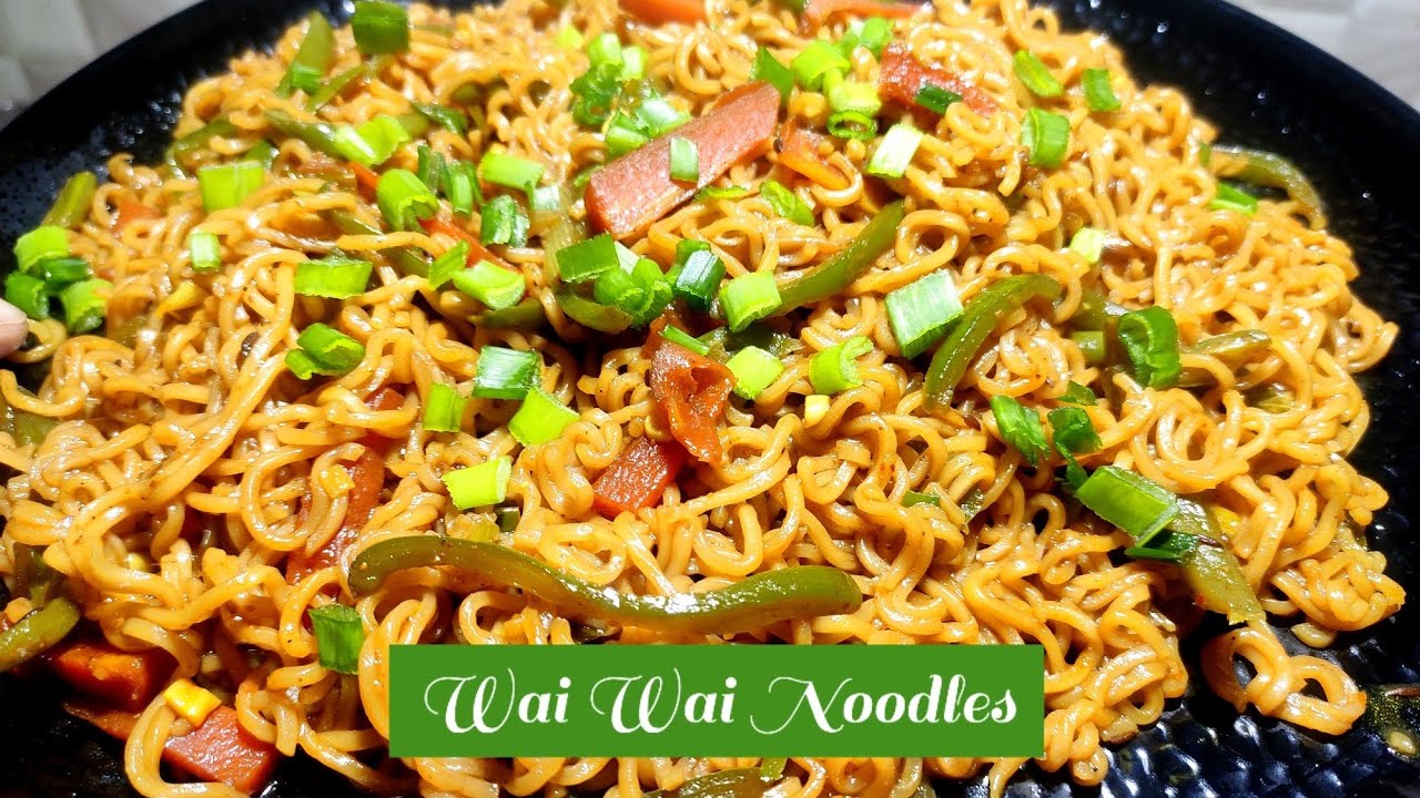 Instant WaiWai Noodles.Nepali Noodles Recipe.Make Spicy Veg WaiWai