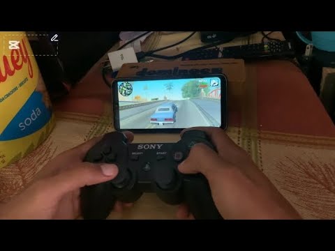 How to Connect a PS3 Controller to Android with a Cable + GTA San ...