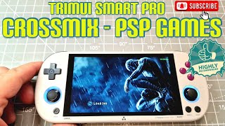 Trimui Smart Pro new update Crossmix - testing PSP games I best budget handheld Trimui Smart Pro Psp Gameplay Testing 1 0 4 Firmware
