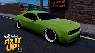 Fix It Up Roblox - Dodge Challenger Build Wheel Fitment Dogo Desafio