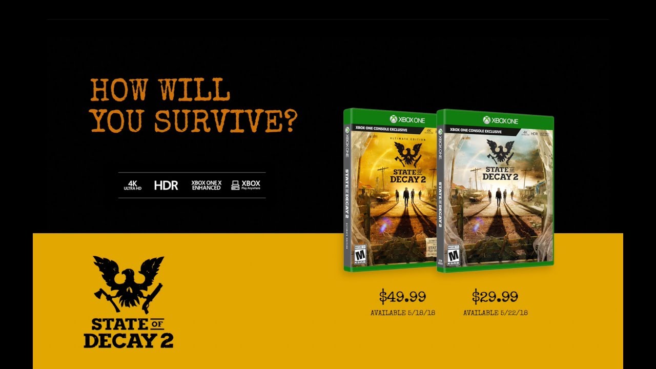 STATE OF DECAY 2 COMMERCIAL