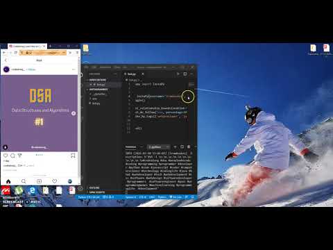 Instagram Scrape with 8 lines of code - Python / Instapy