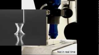 Solvent-cast direct-write fabrication of a micro-cup