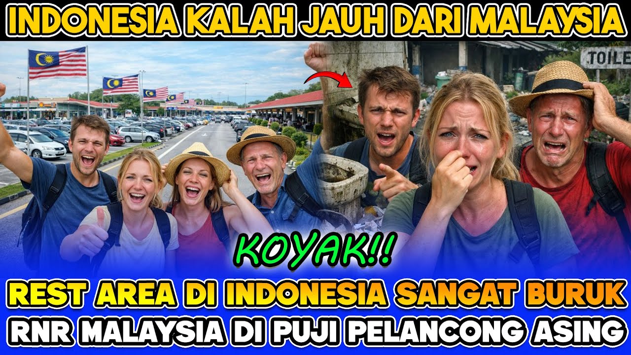 ПОЗОР ‼️ Таково состояние зон отдыха в Индонезии, а Малайзию даже хвалят во всем мире 😱