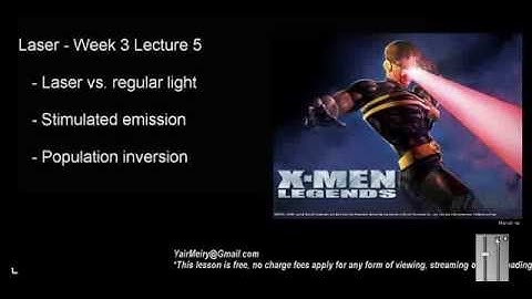 lecture 5 part 1 (Lasers, stimulated emission, population inversion)