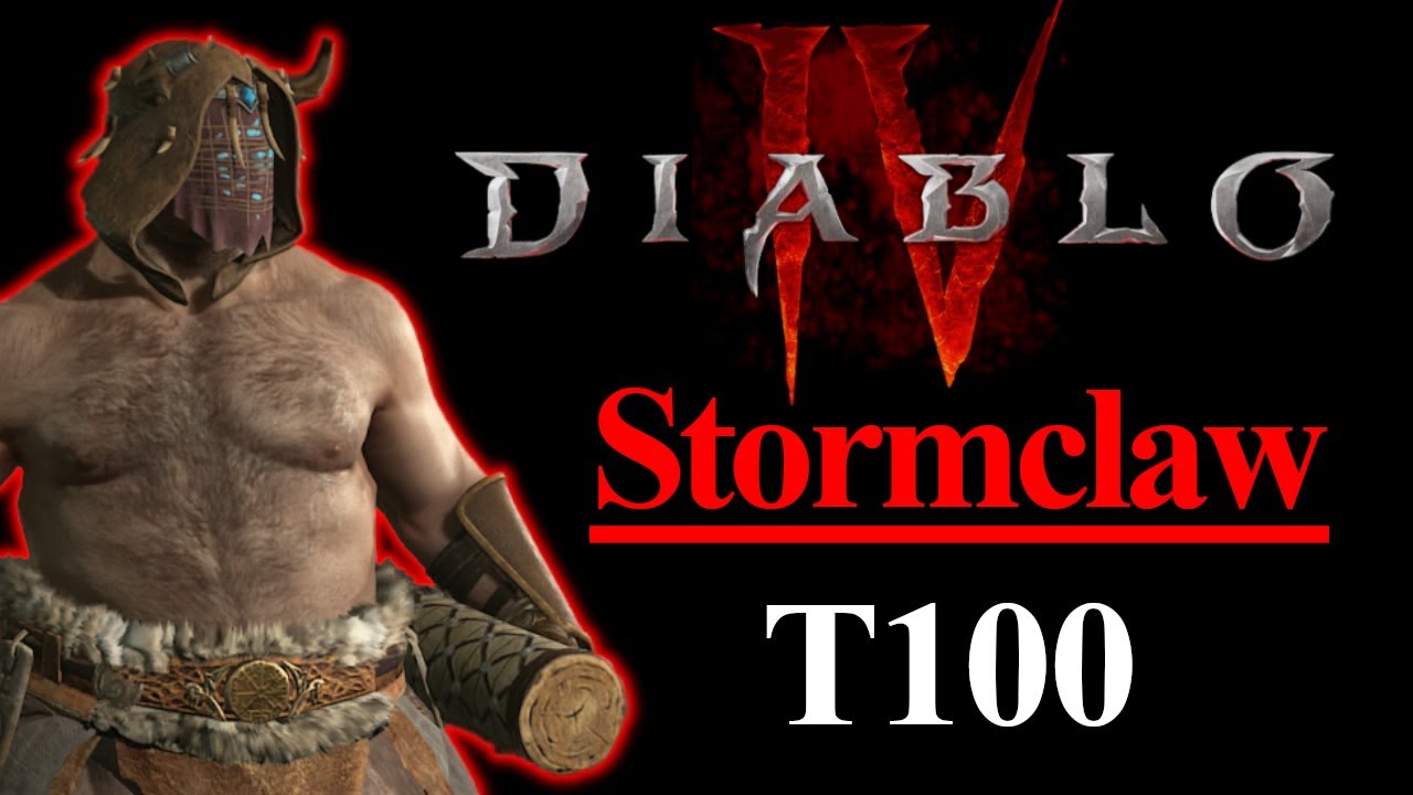 Diablo 4 - Stormclaw Druid Tier 100 Dungeon Solo (Season 2) NEW RING IS ...