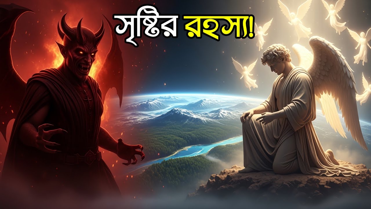 মানুষ আসার আগে পৃথিবীতে যে ভয়ংকর ঘটনা ঘটেছিল | জ্বীনদের ভয়ংকর ইতিহাস ও আদম সৃষ্টির রহস্য 
