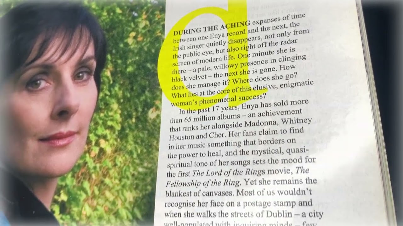 Enya "archive short 706" 2006 WOMANS WEEKLY magazine ft Enya AUSTRALIA