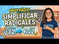 Cómo SIMPLIFICAR RADICALES desde cero | Muy fácil Guía Paso a Paso