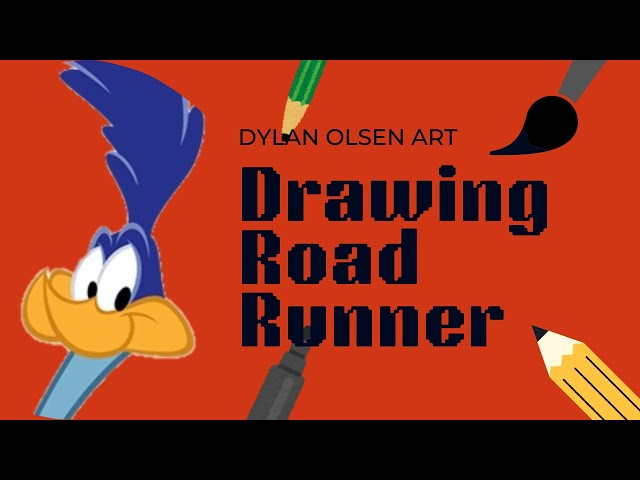 How to Draw the Road Runner (Looney Tunes) - YouTube