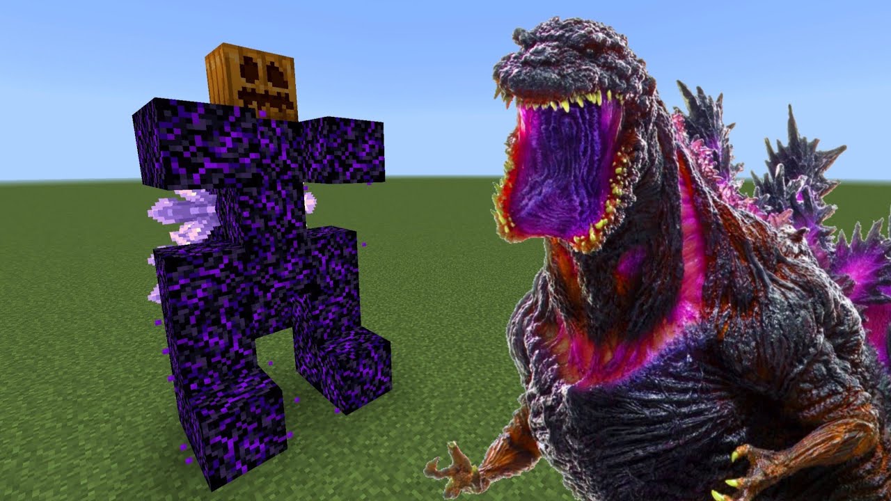 Shin Godzilla Addon in Minecraft Bedrock 
