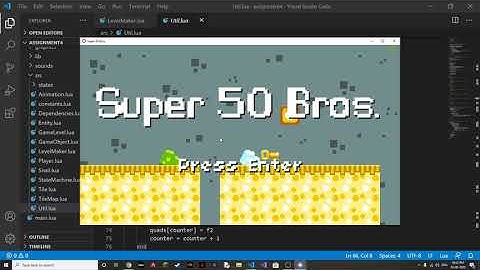 CS50’s Introduction to Game Development: Assignment 4: “Super Mario Bros., The Key and Lock Update”