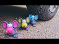 EXPERIMENT Car Vs Squeaky Toys Crushing Crunchy Soft Things By Car Whoatastic