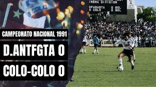Colo-Colo 0 x 0 Antofagasta | Campeonato Nacional 1991 (Fecha 15)
