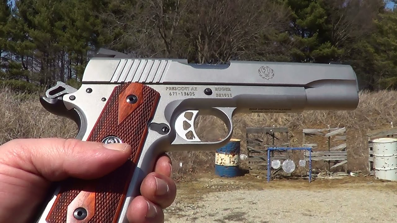 Ruger SR1911 Pistol 45acp - YouTube