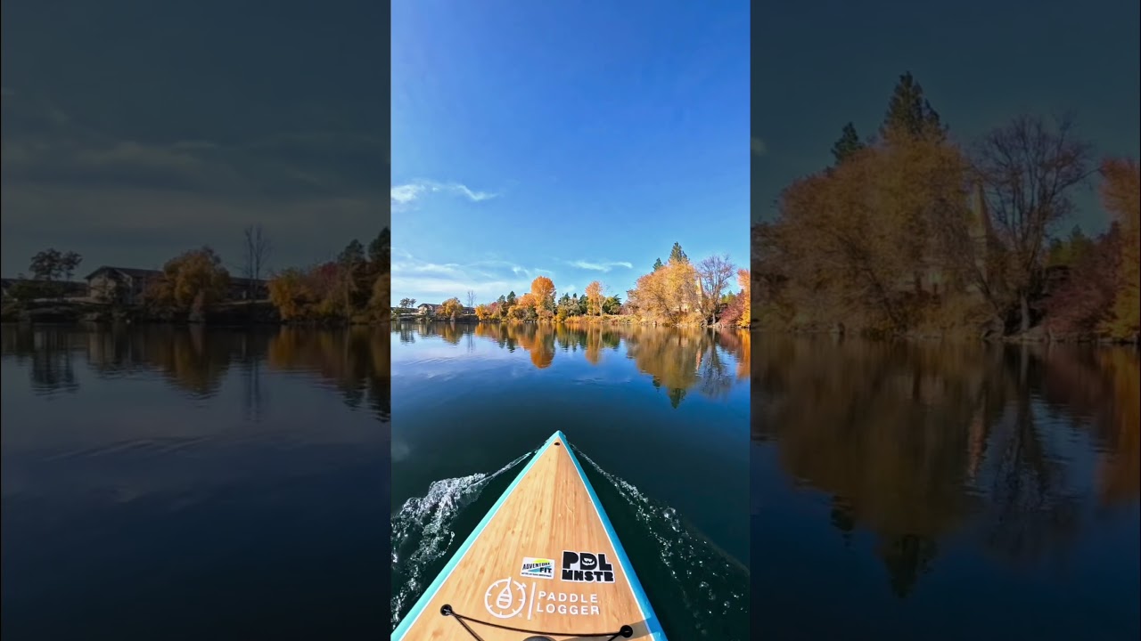 Paddleboarding on a Calm Spokane River...Serenity in Motion