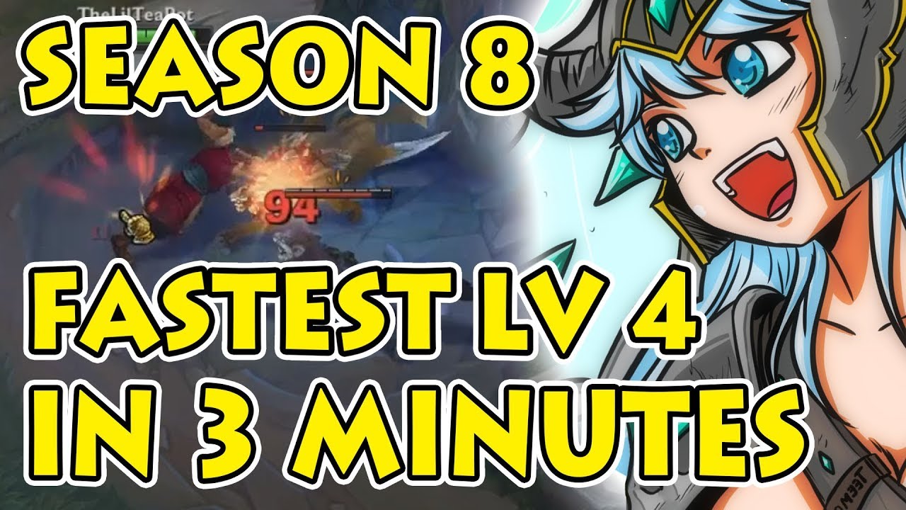 NEW FASTEST JUNGLE PATH Lv4 AT 3 MINUTE MARK: SEASON 8