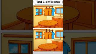 🧠 Find #3 different  | 99% Fail This Puzzle #shorts #iqtest #viral