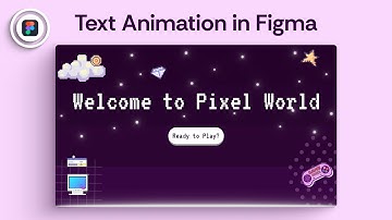 How to Create Text Animation in Figma | Figma Animation Tutorial for Beginners