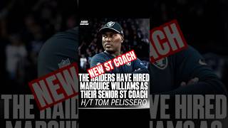 #RAIDERS HIRE MARQUICE WILLIAMS