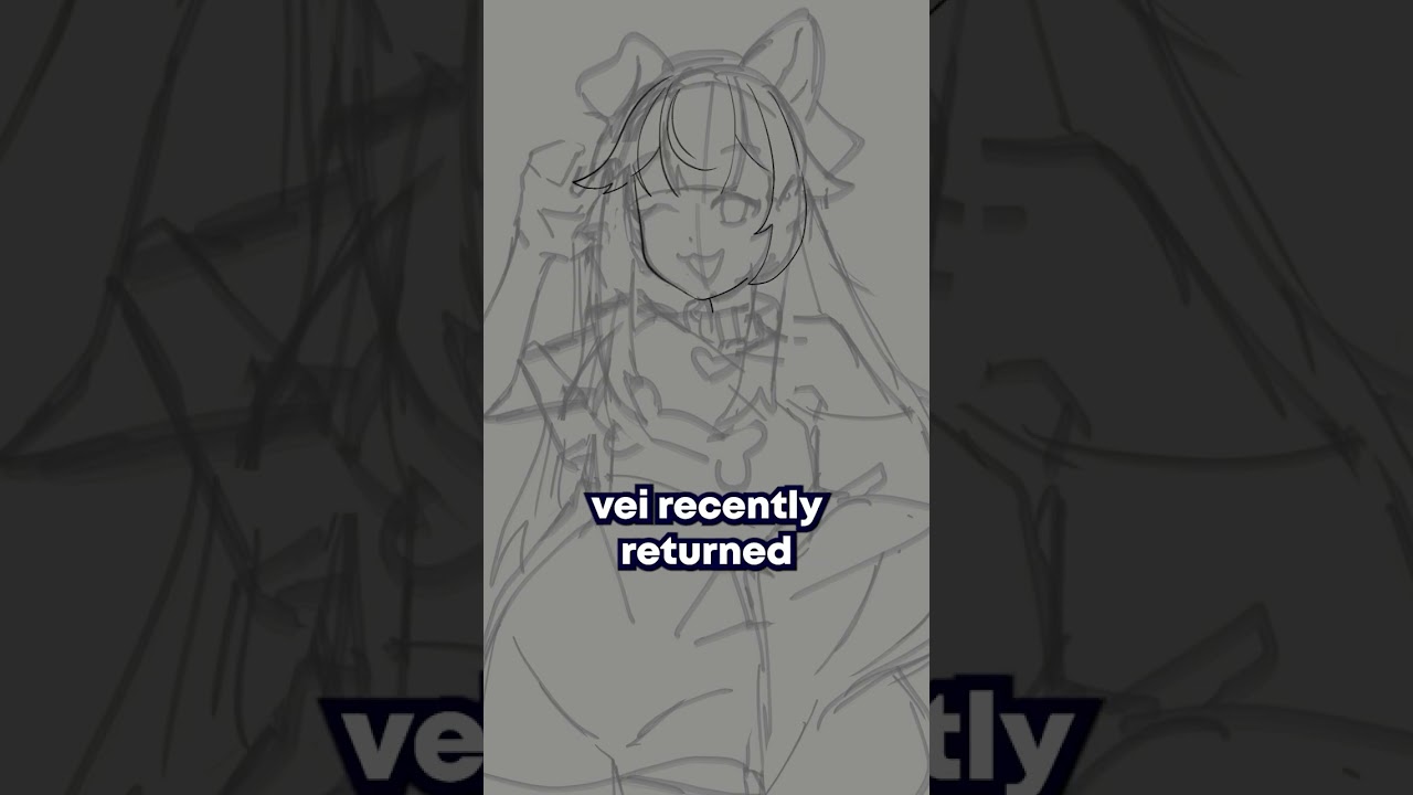 Drawing Vei for VTuber Inktober Day 8! 🌻