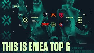This is EMEA Top 6