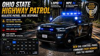 Realistic Ohio State Highway Patrol 🚨 | NEW G4L Control Panel + NPC AI