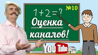 Оценка разноплановых каналов на ютуб |ТЕСТ №10 | Бесплатная помощь в продвижении канала. 2020 год