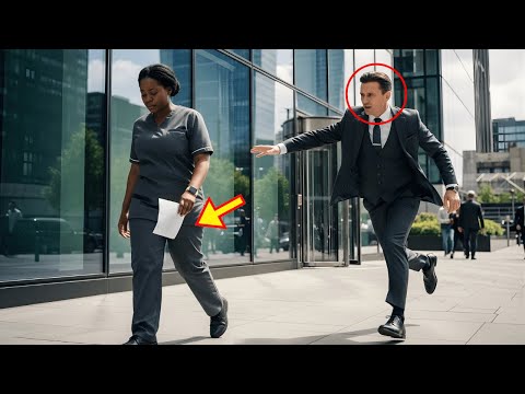 SHE FAILED THE INTERVIEW AND WALKED AWAY THEN THE BILLIONAIRE CEO RAN AFTER THE BLACK MAID 