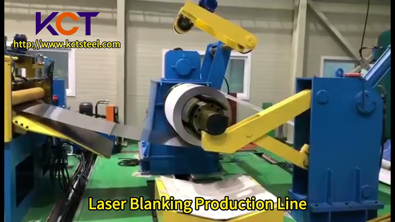 laser blanking Production Line. High Precision Cutting, CNC Control, Automated Feeding System.