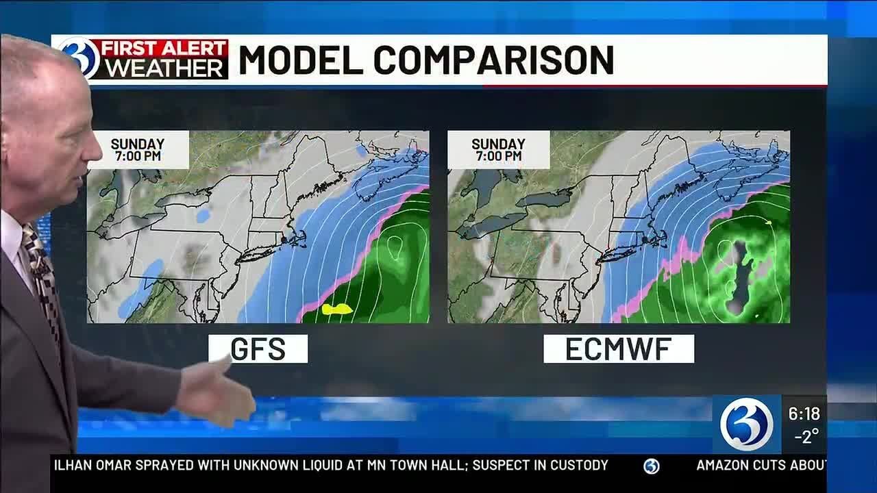 The next big thing: Coastal storm could have an impact Sunday - YouTube