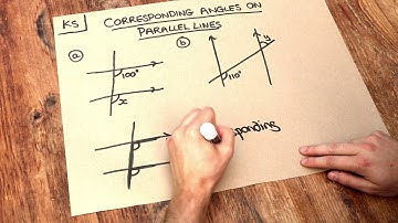 Key Skill - Corresponding angles on parallel lines.