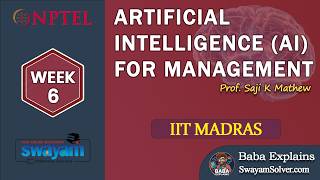 NPTEL Artificial Intelligence for Management Week 6 Assignment Answers | Baba Explains | #nptel