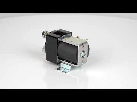 Albright SW80-1473 24V DC INT контактор постійного струму, 100A, 48VDC, NO-SP-ST, видео 1