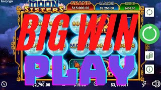 Big Pokie Wins 2020 | Online Casino Game Play $15 Dollar Bet On Moon Sisters With a Nice Win! screenshot 2