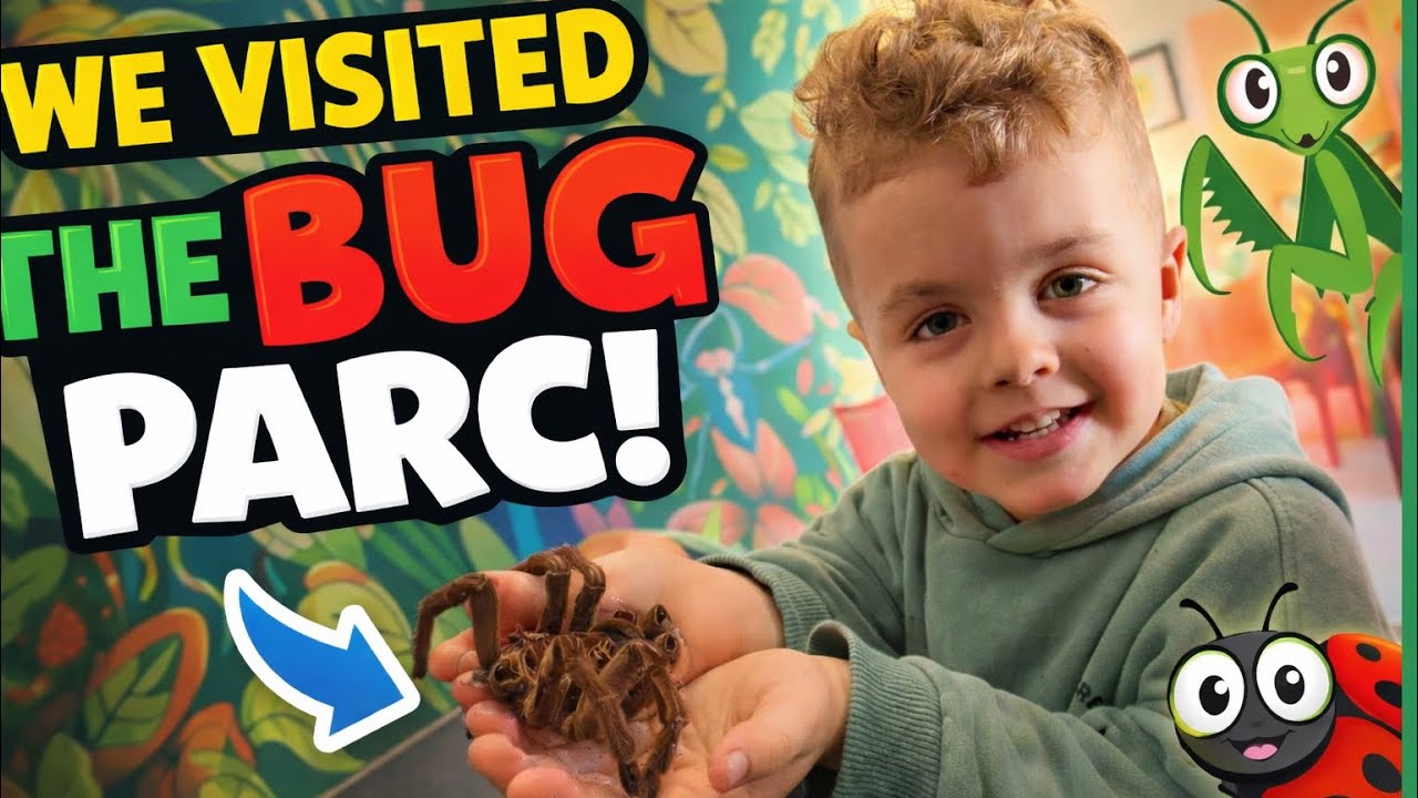  We Visited The Bug Parc… And Held GIANT Spiders! 😱