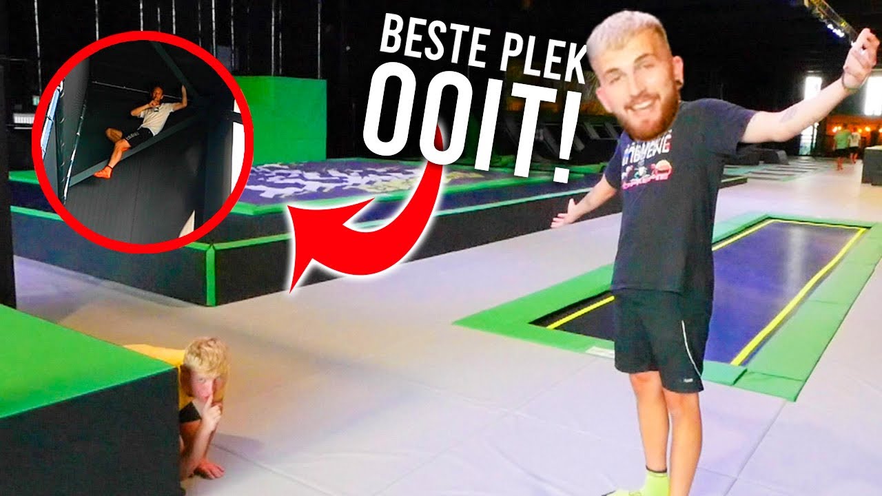 Verstoppertje In Het Nieuwe Trampoline Park Van Lars!