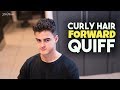 Mens Curly Hair Inspiration | Curly Hair Quiff Haircut & Hairstyle Tutorial | BluMaan 2018