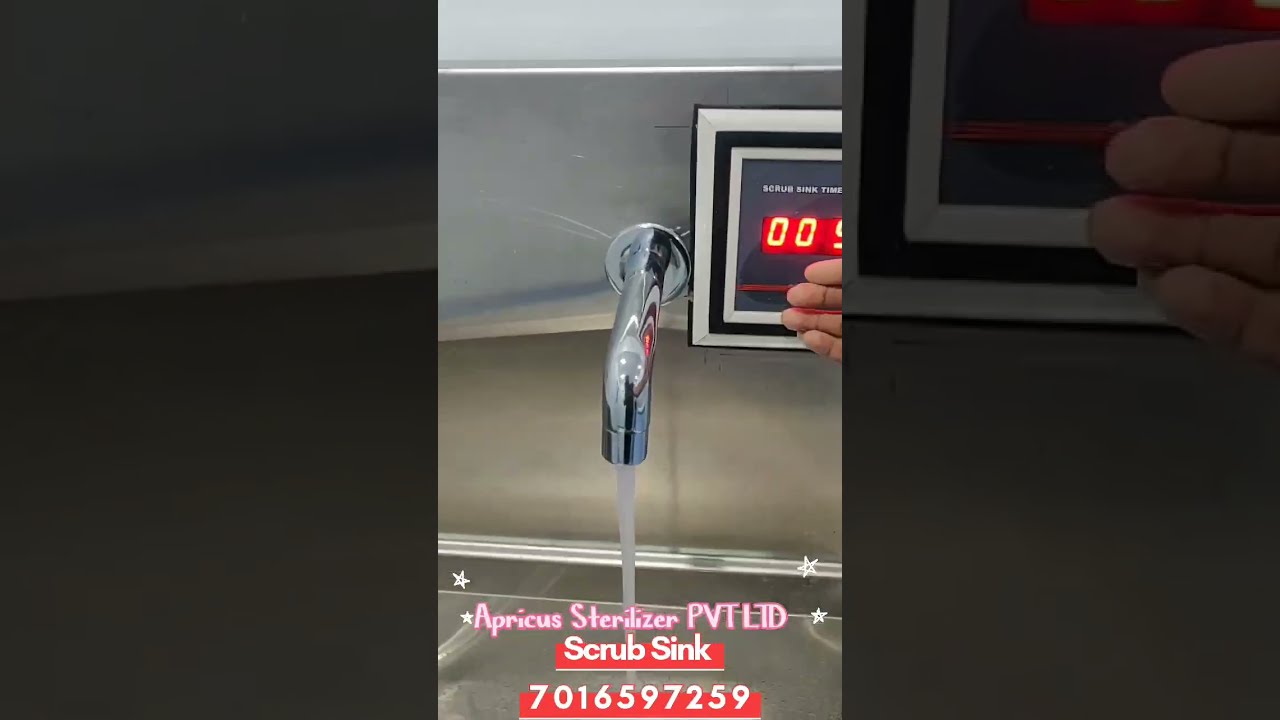 Fully Automatic Surgical Scrub Sink Hospital Furniture Medical Equipment | Anatomical Surgical Scrub