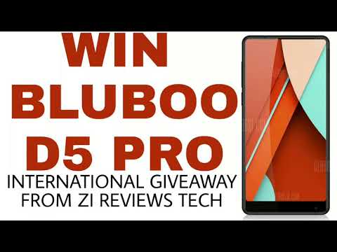 Bluboo D5 Pro bezel-less Smartphone International Giveaway from Zi Reviews Tech