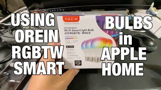 Download Lagu Installing and Using Orein RGBTW Smart Light Bulbs in Apple Home MP3