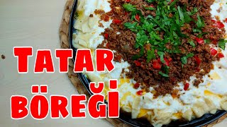 Tatar Böreği̇ Meşhur Kolay Şipşak Üşengeç Tepsi Tatar Mantısı Tarifi Yapılışı Nasıl Yapılır