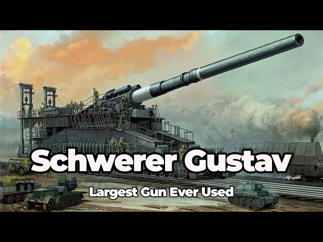 A History Of War — The Schwerer Gustav was a German 800mm gun used by