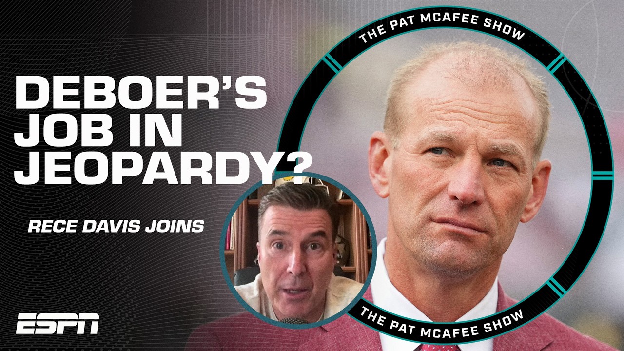 Could Kalen DeBoer's job at Alabama be in JEOPARDY ⁉️ Rece Davis ANSWERS! | The Pat McAfee Show