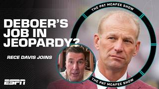 Could Kalen DeBoer s job at Alabama be in JEOPARDY Rece Davis ANSWERS The Pat McAfee Show